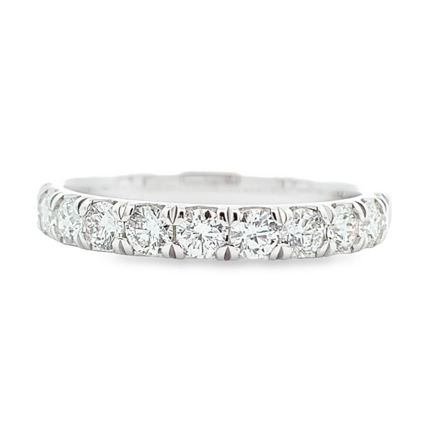 14K WHITE GOLD 3/4CTW DIAMOND WEDDING BAND