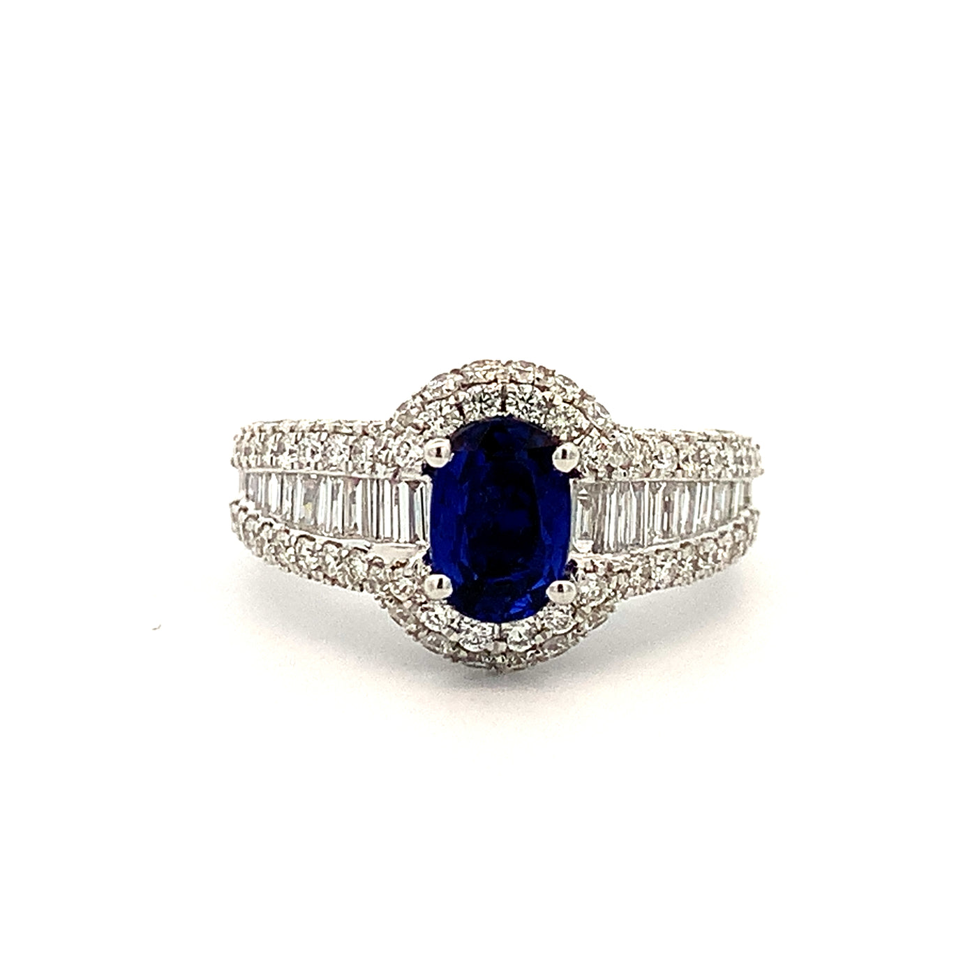 14KW SAPPHIRE RING