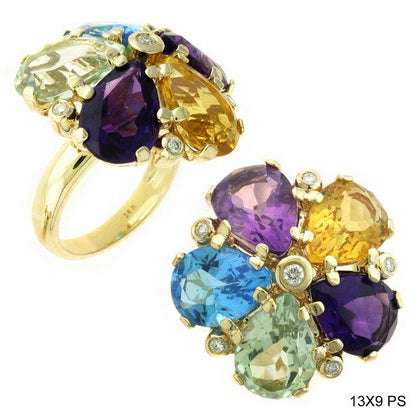 Colored Stone Rings - Women'
