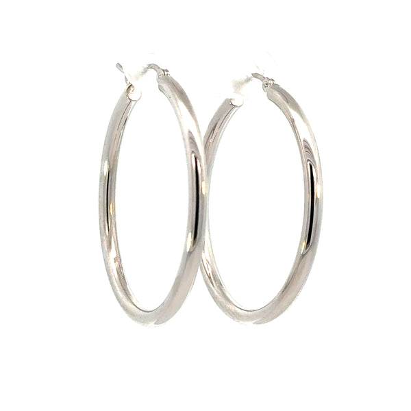 14KW HOOP EARRINGS