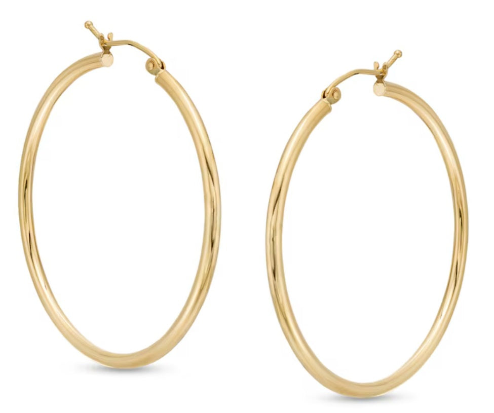 Precious Metal (No Stones) Earring
