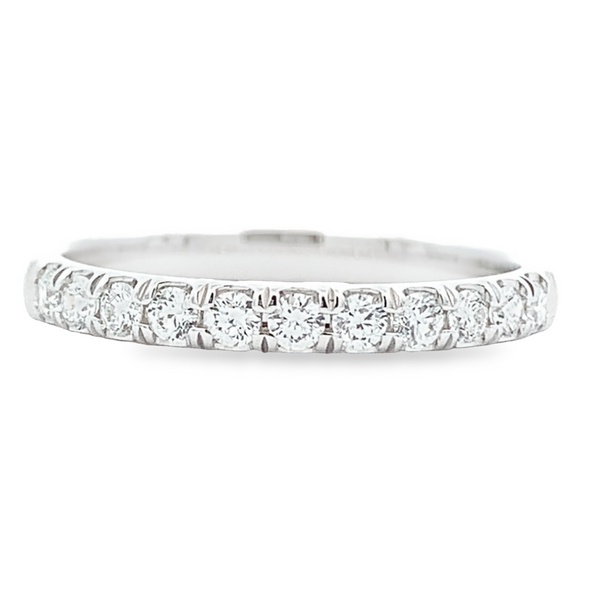 14K White Gold 11 Diamond Anniversary Band
