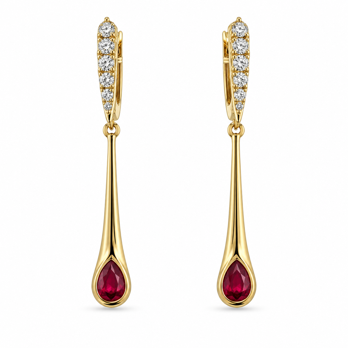 Colored Stone Earring