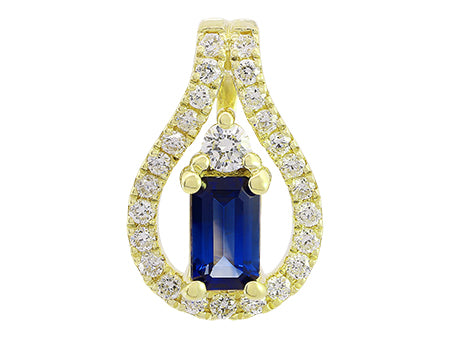 Colored Stone Pendant
