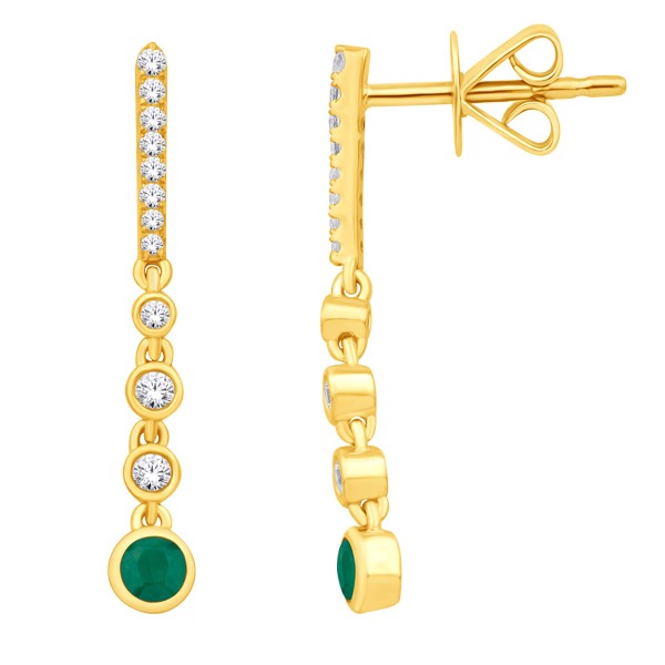 Colored Stone Earring