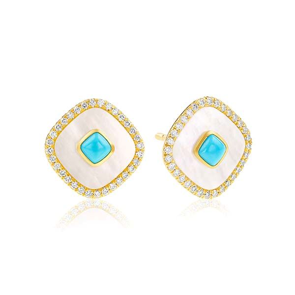Colored Stone Earring