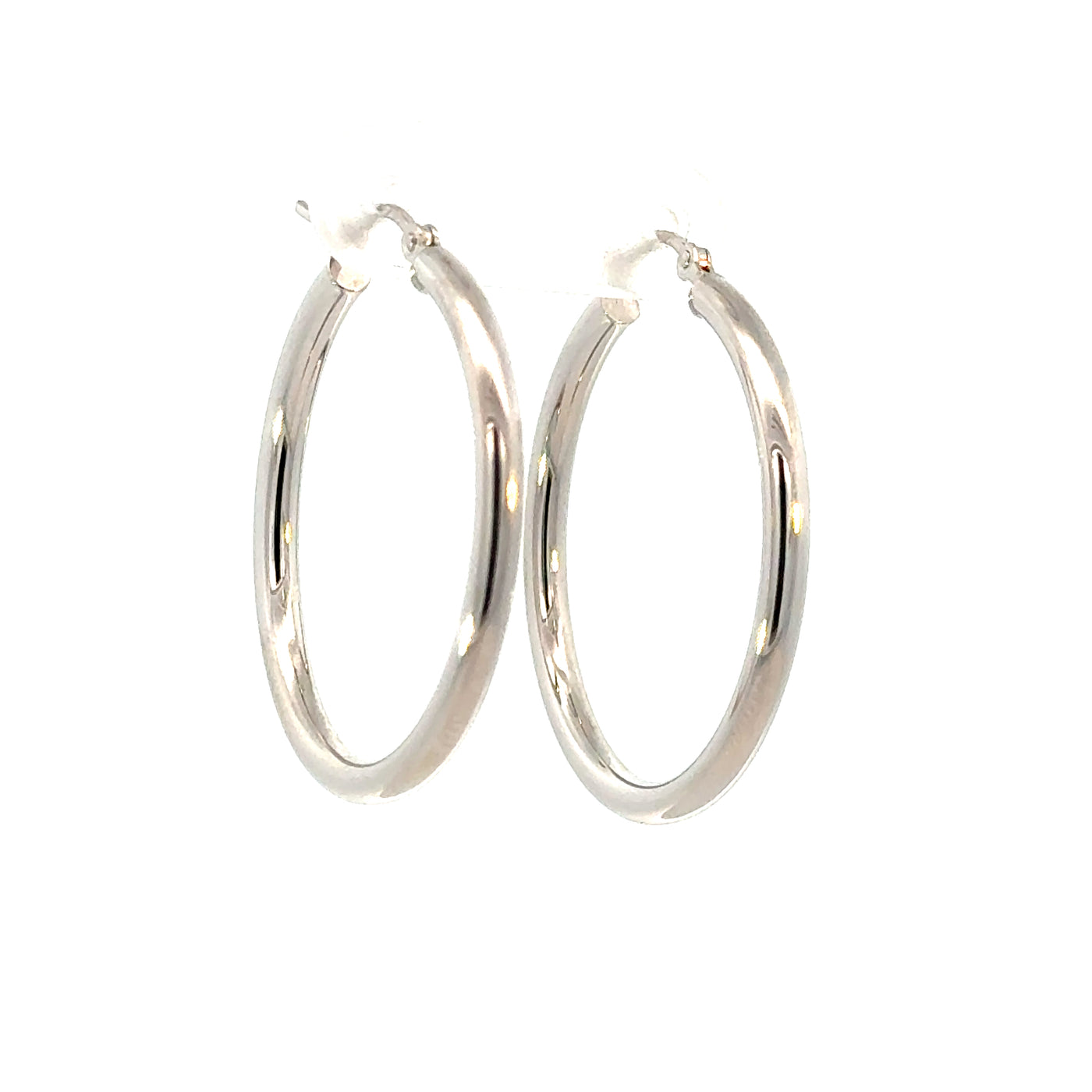 14KW 28.7MM HOOP EARRINGS