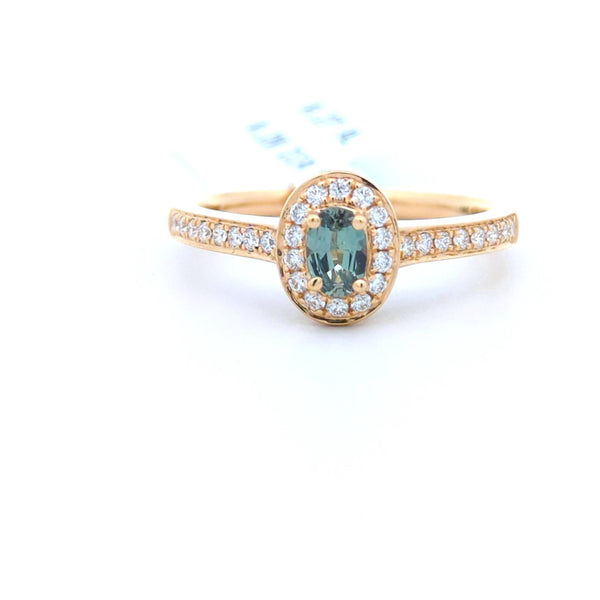 18KY ALEXANDRITE RING