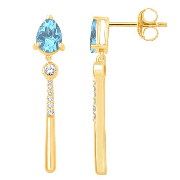 Colored Stone Earring