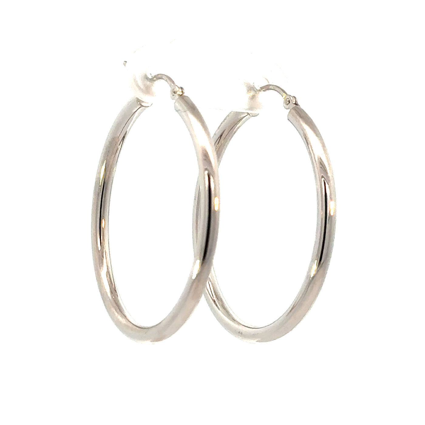 14KW HOOP EARRINGS