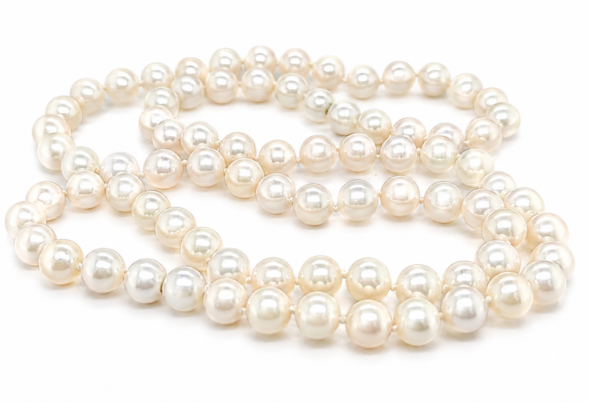 AKOYA PEARL STRAND WITH HIDDEN CLASP