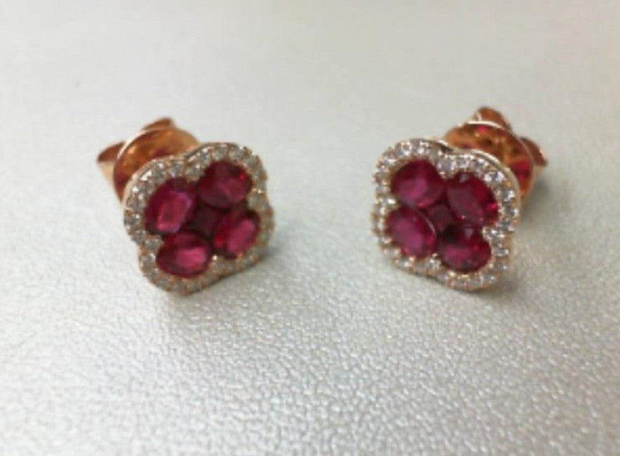 Colored Stone Earring