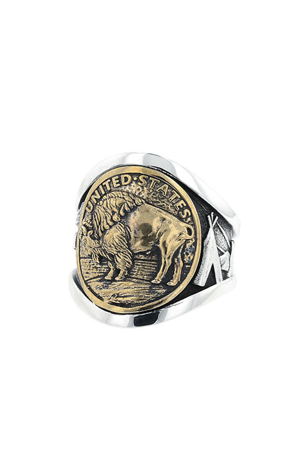 King Baby Buffalo Nickle Cigar Band - John Thomas Jewelers.