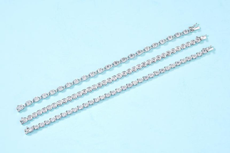 4 Best Sterling Silver Tennis Bracelets With Diamond Accents