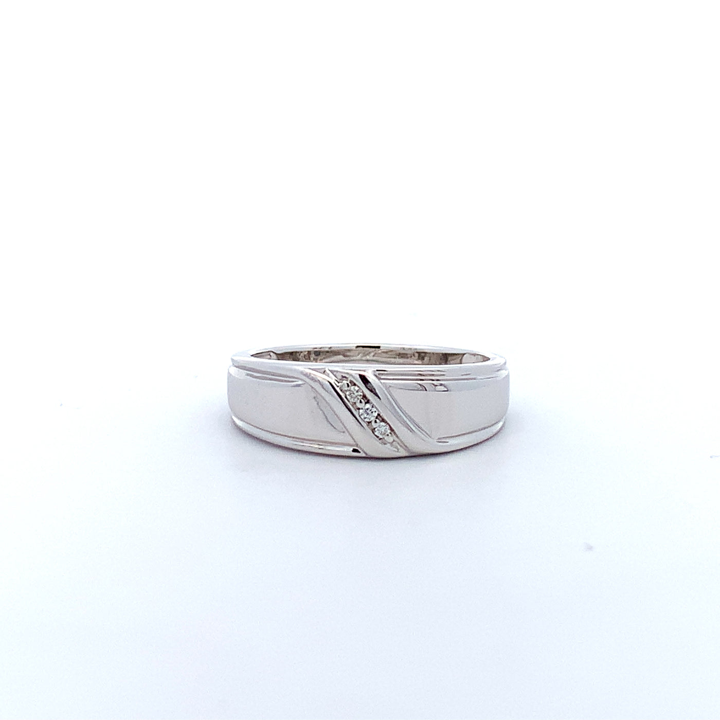 Diamond Wedding Bands - Men'