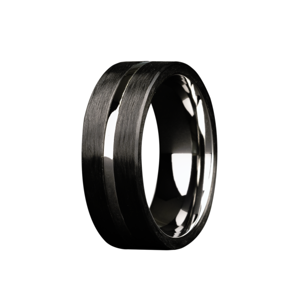 8MM Cobalt with Carbon Fiber Ring - Size 10