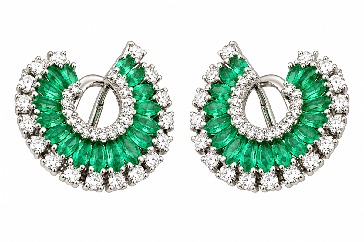 Colored Stone Earring