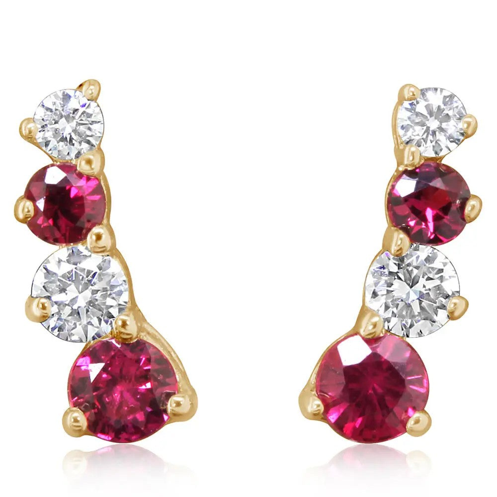 Colored Stone Earring