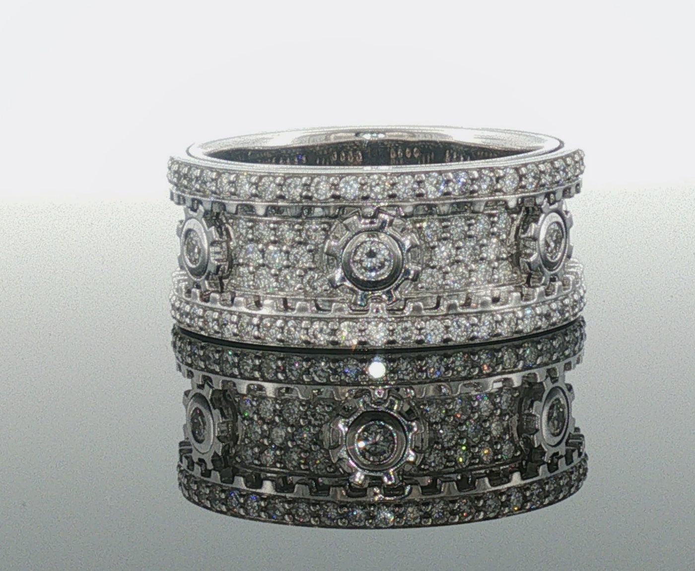 Diamond Fashion Rings  -  Men'