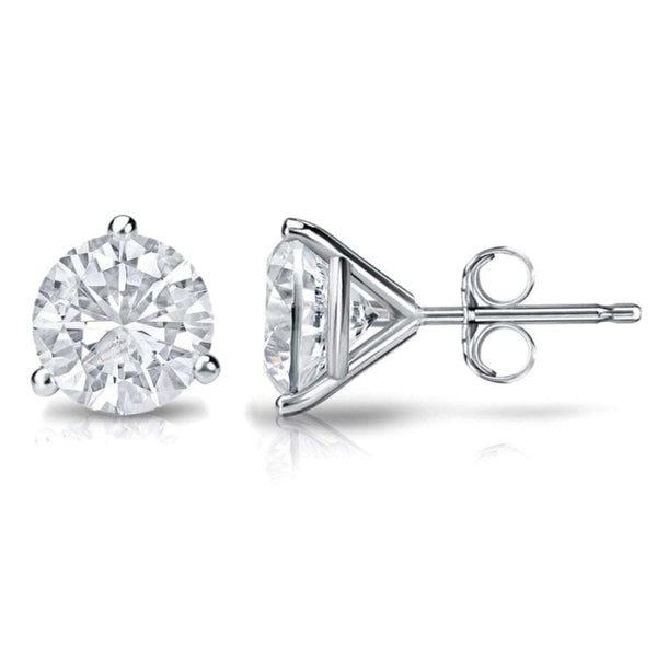 14K DIAMOND MARTINI STUDS .48CTW