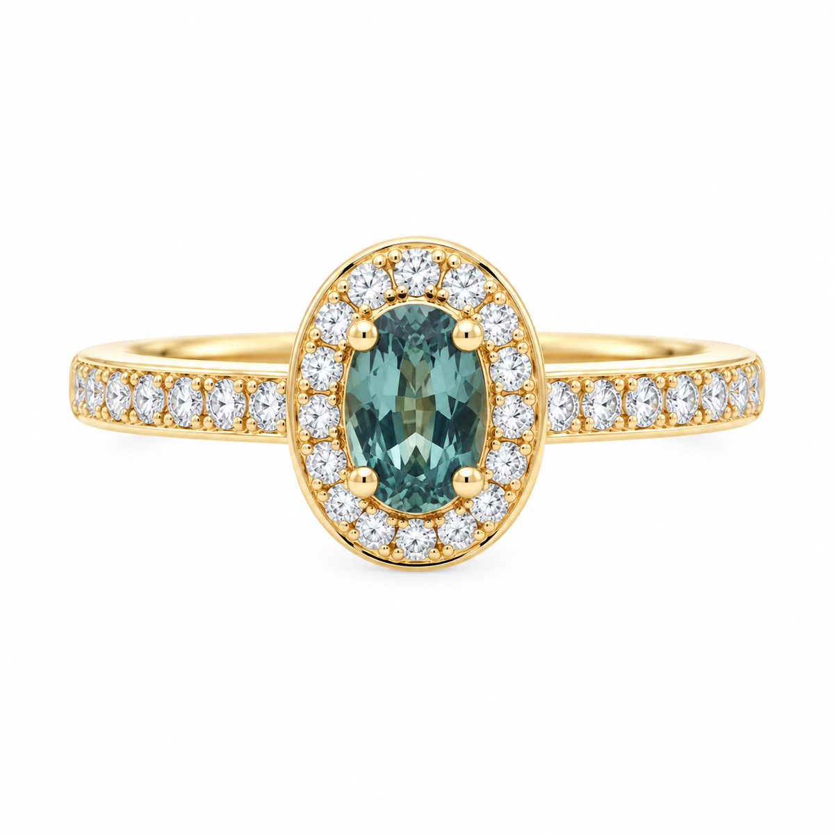 18KY ALEXANDRITE RING