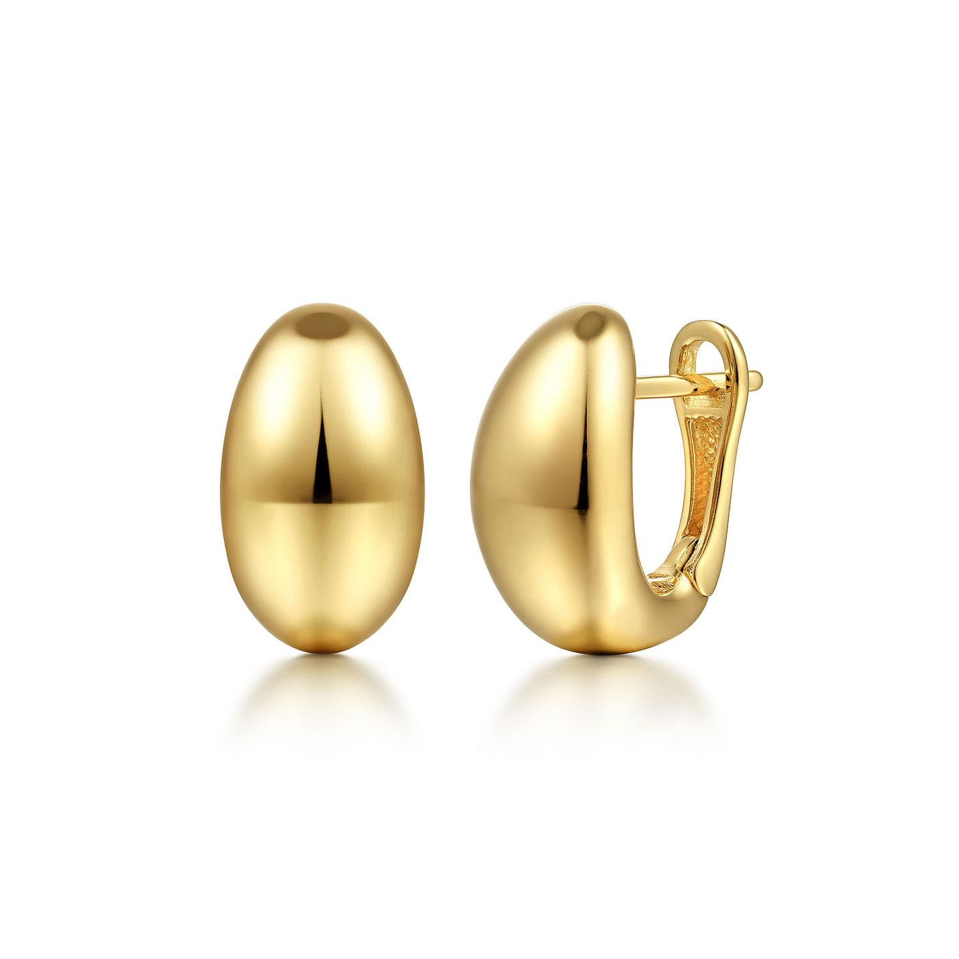 Precious Metal (No Stones) Earring