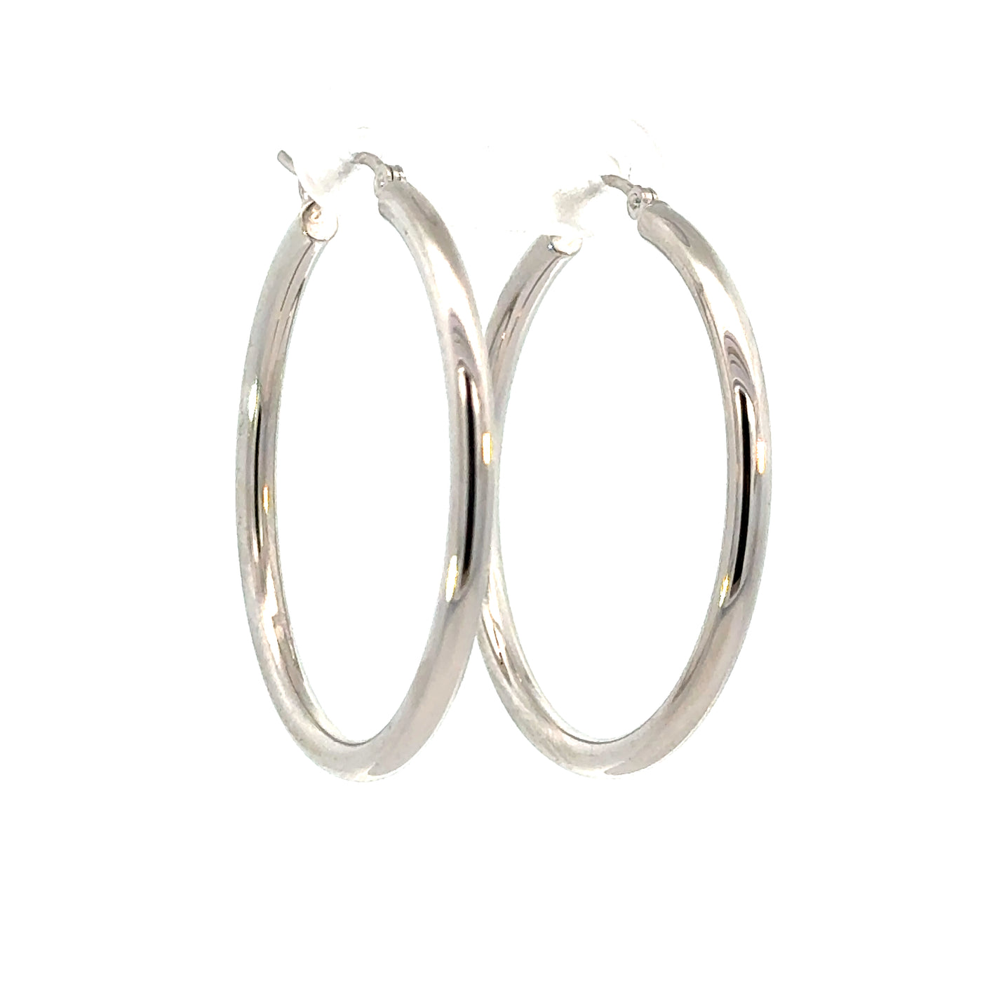 14KW HOOP EARRINGS