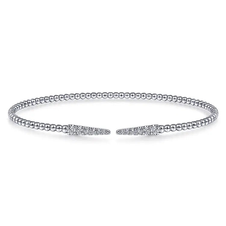 14KW BUJUKAN DIAMOND SPIKES BANGLE BRACELET