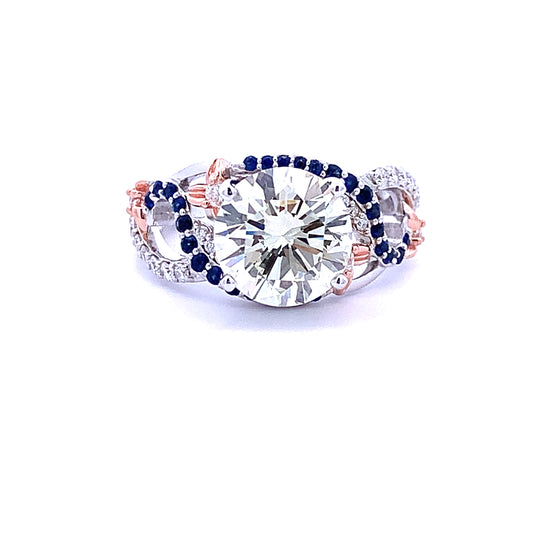 Engagement ring close-up