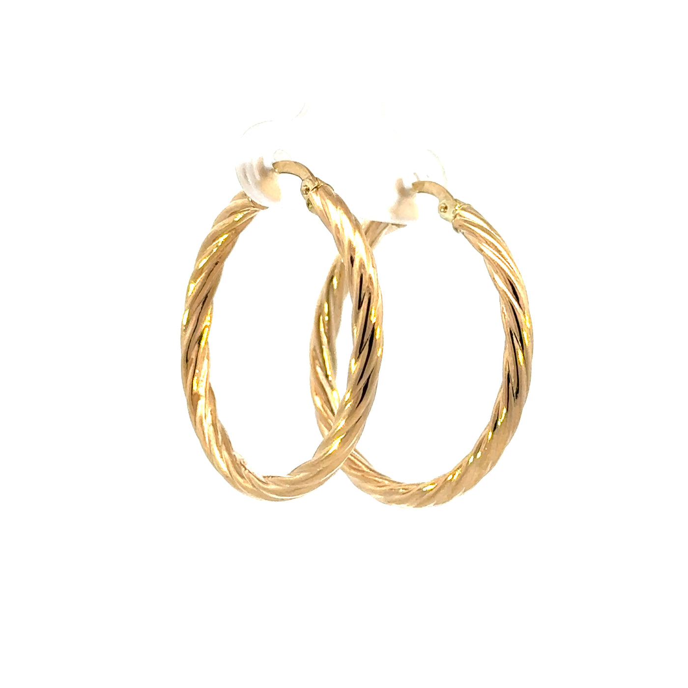 14KY TWISTED HOOPS