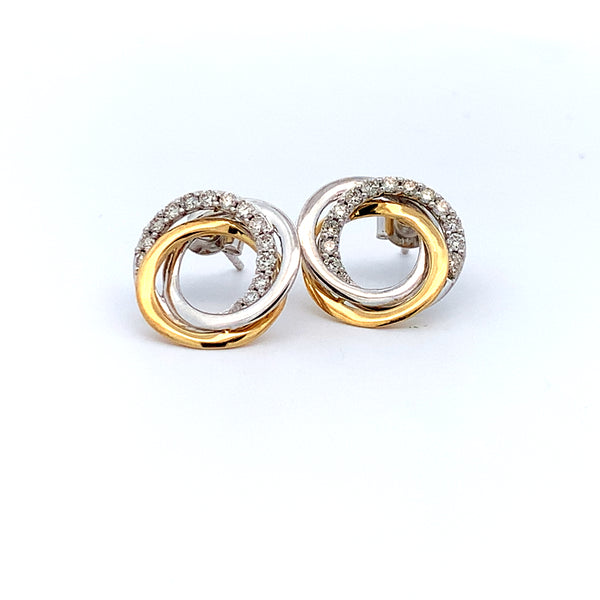 14KWY DIAMOND EARRINGS