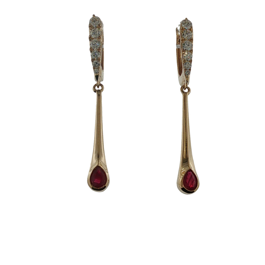 Colored Stone Earring