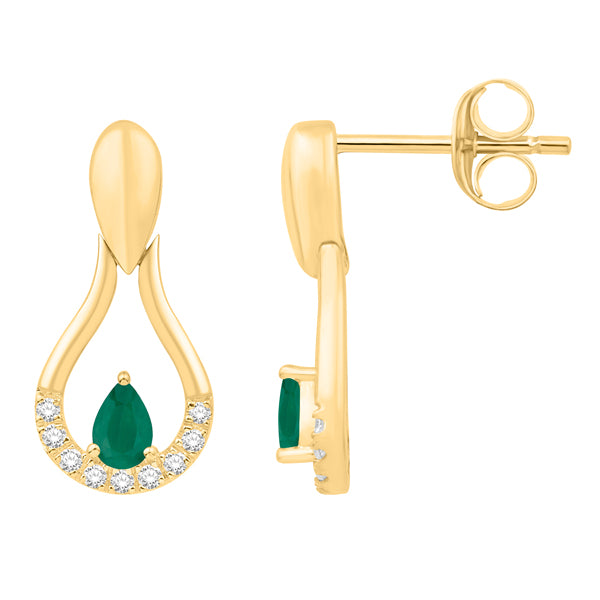 Colored Stone Earring