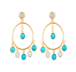 Colored Stone Earring