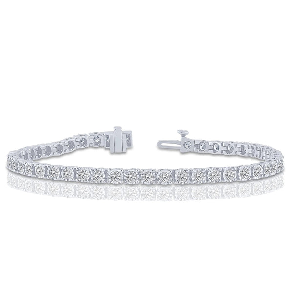 14 KARAT WHITE GOLD 2.00CTW DIAMOND TENNIS BRACELET