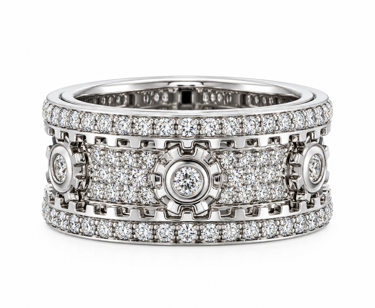 Diamond Fashion Rings  -  Men'
