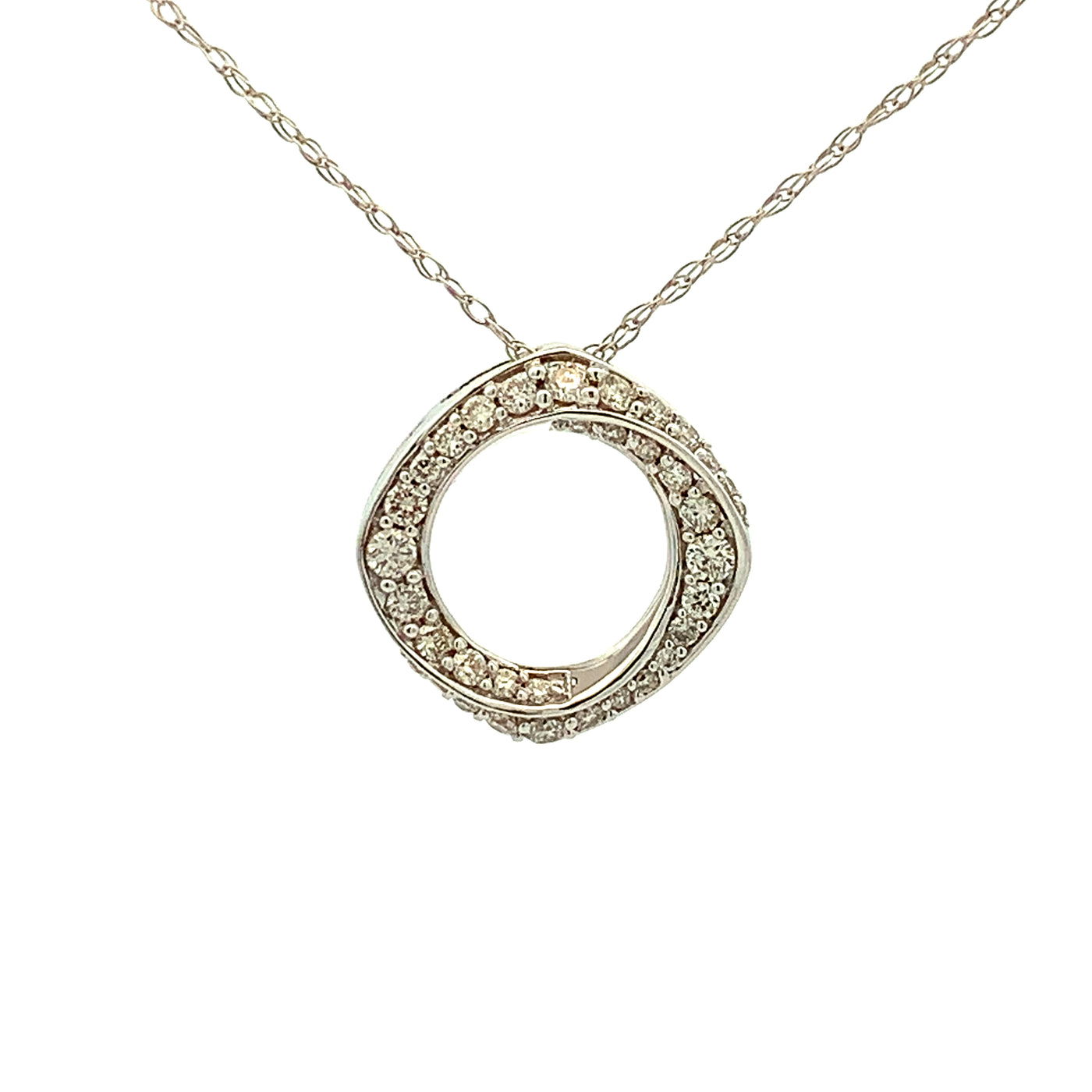 14KW DIAMOND PENDANT