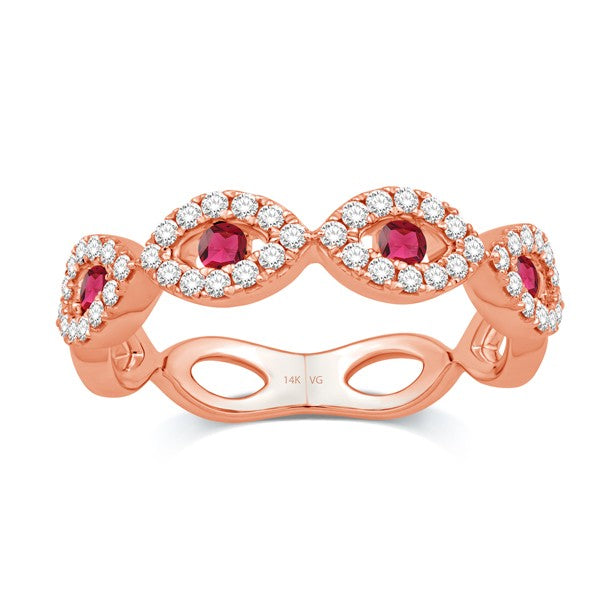 Colored Stone Rings  -  Women'