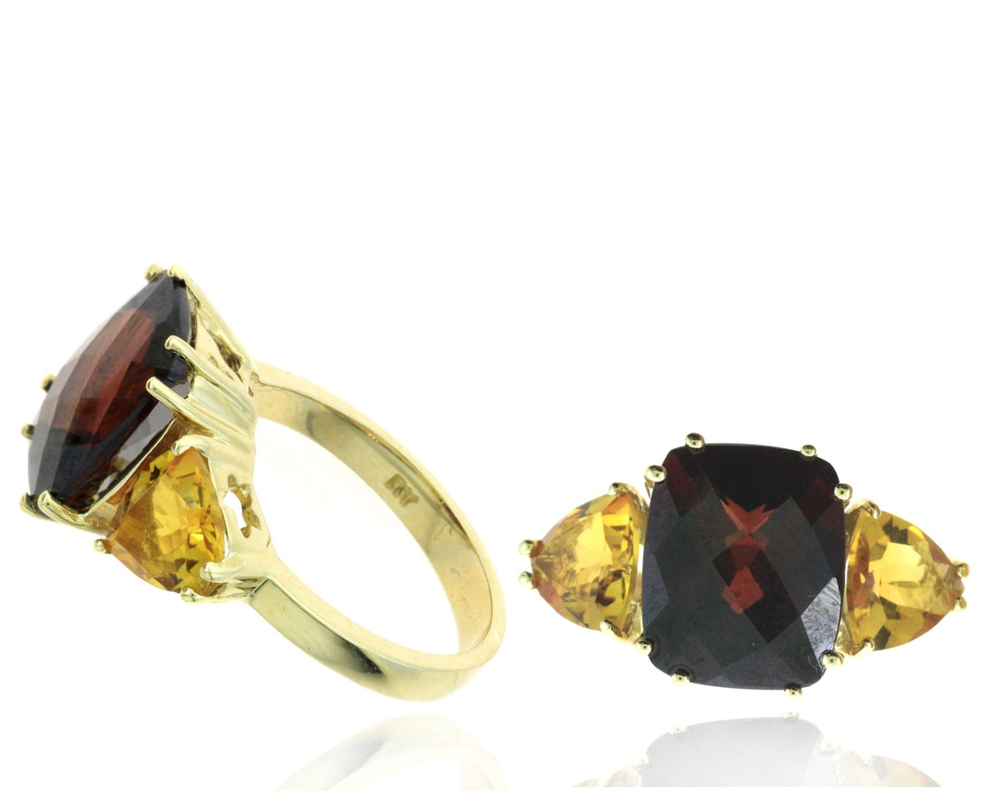 Colored Stone Rings  -  Women'