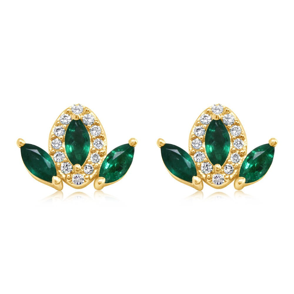 Colored Stone Earring