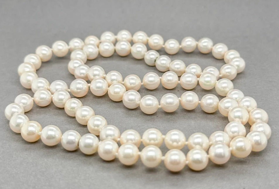 AKOYA PEARL STRAND WITH HIDDEN CLASP