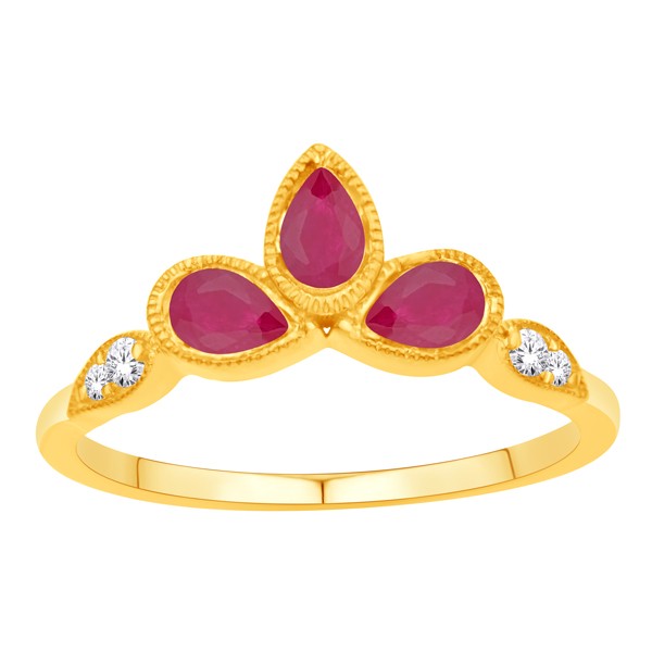 Colored Stone Rings  -  Women'