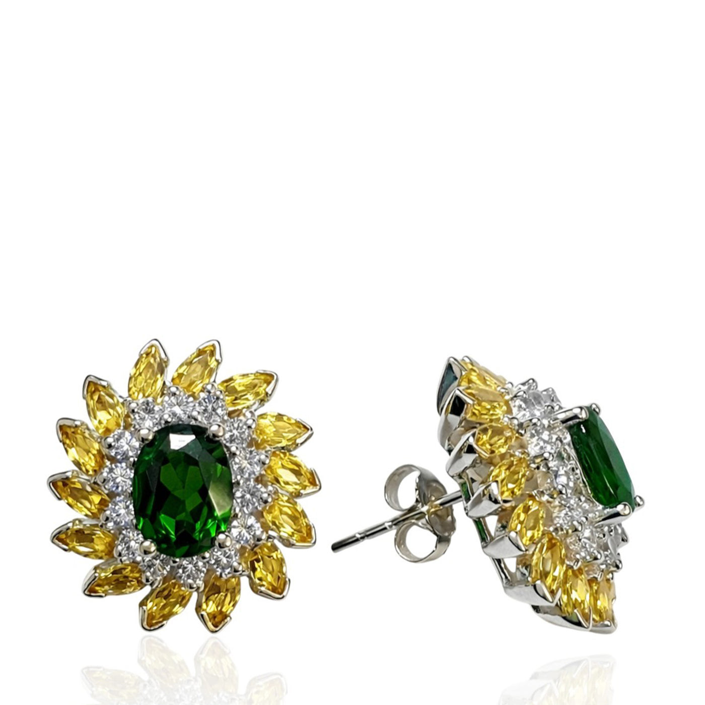 Colored Stone Earring