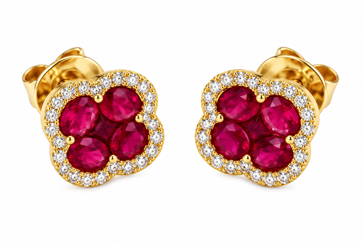 Colored Stone Earring