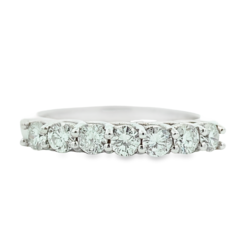 14K White Gold .50CTW Diamond Ring