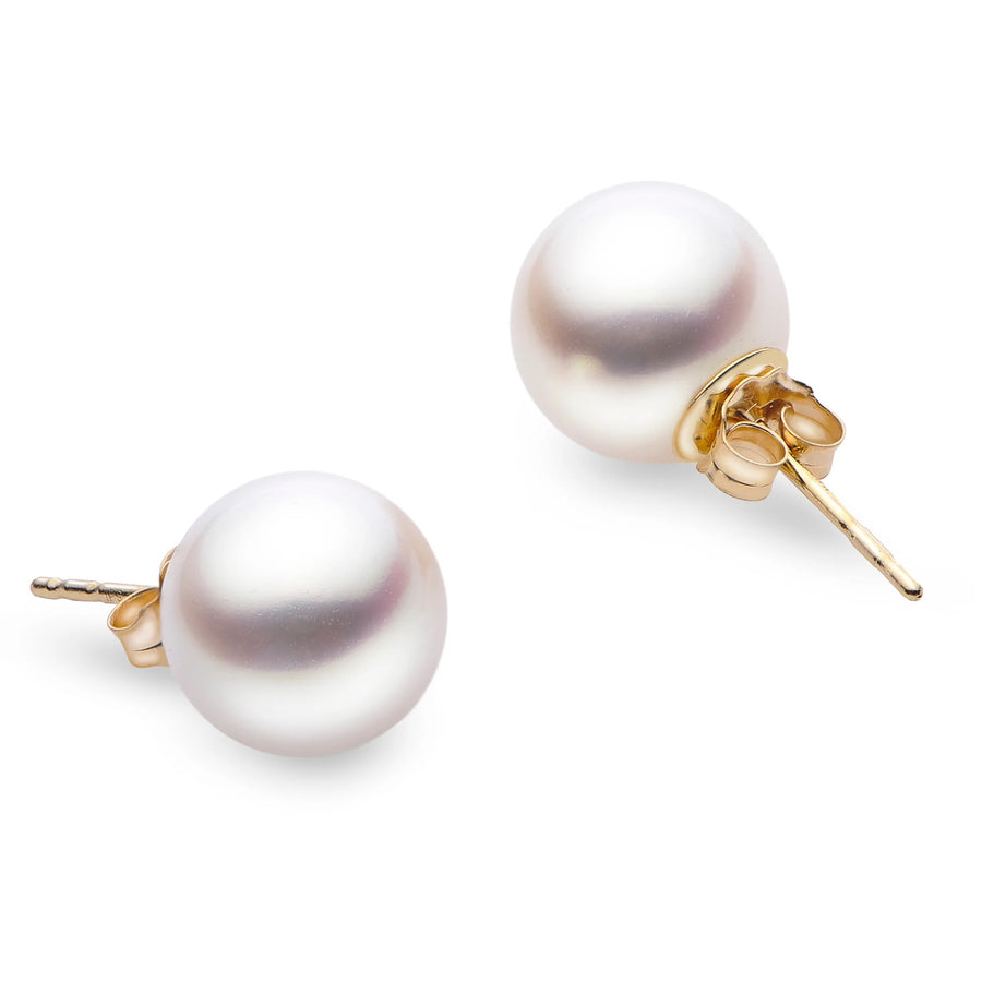 5MM AKOYA PEARL EARRINGS IN 14KY