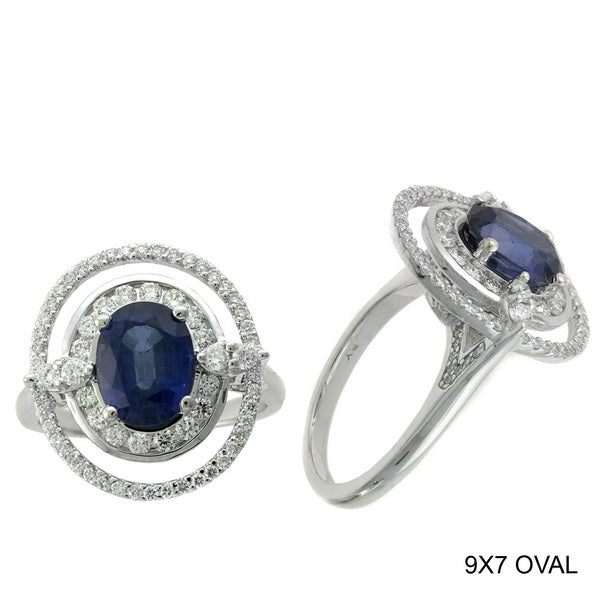 Colored Stone Rings  -  Women'