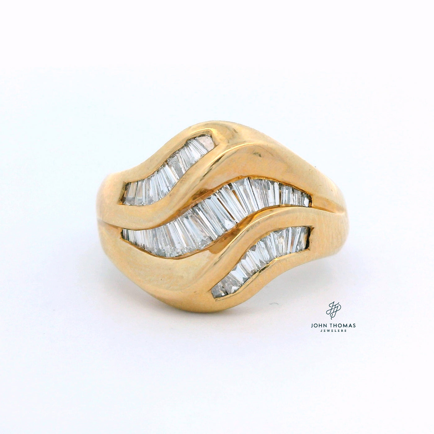 BAGUETTE DIAMOND RING IN 14KY