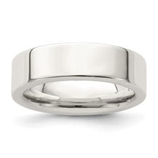 Precious Metal (No Stones) Wedding Bands  -  Men'