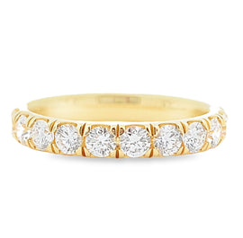 Yellow Gold Diamond Anniversary Ring